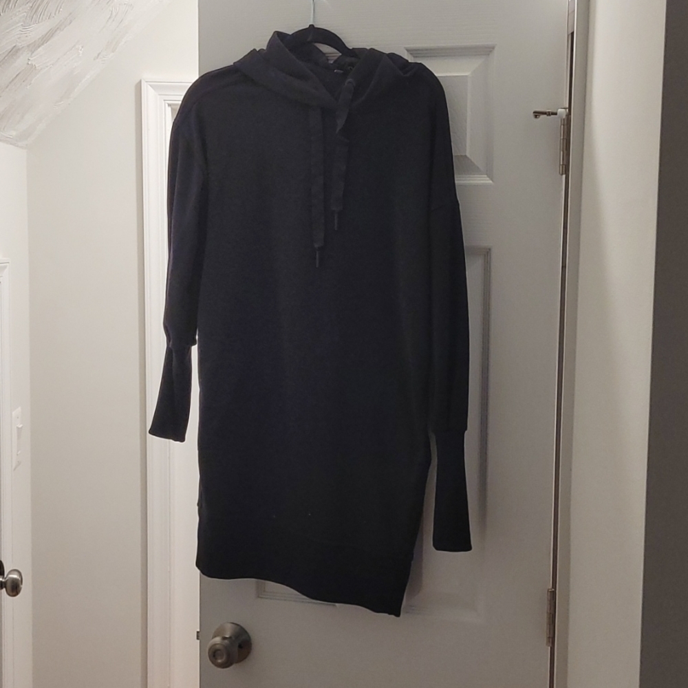 Athleta sweater dress hoodie
